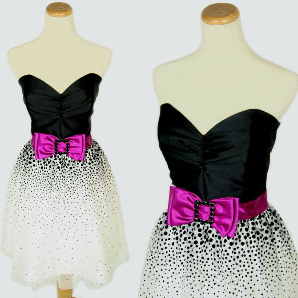 NEW Jessica McClintock Strapless Fit & Flar Sz 3